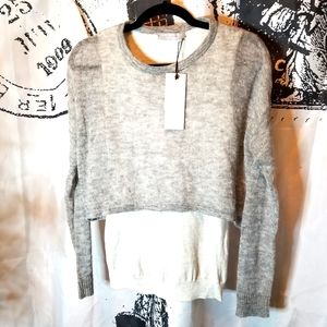 One Grey Day Cassie Layered Sweater